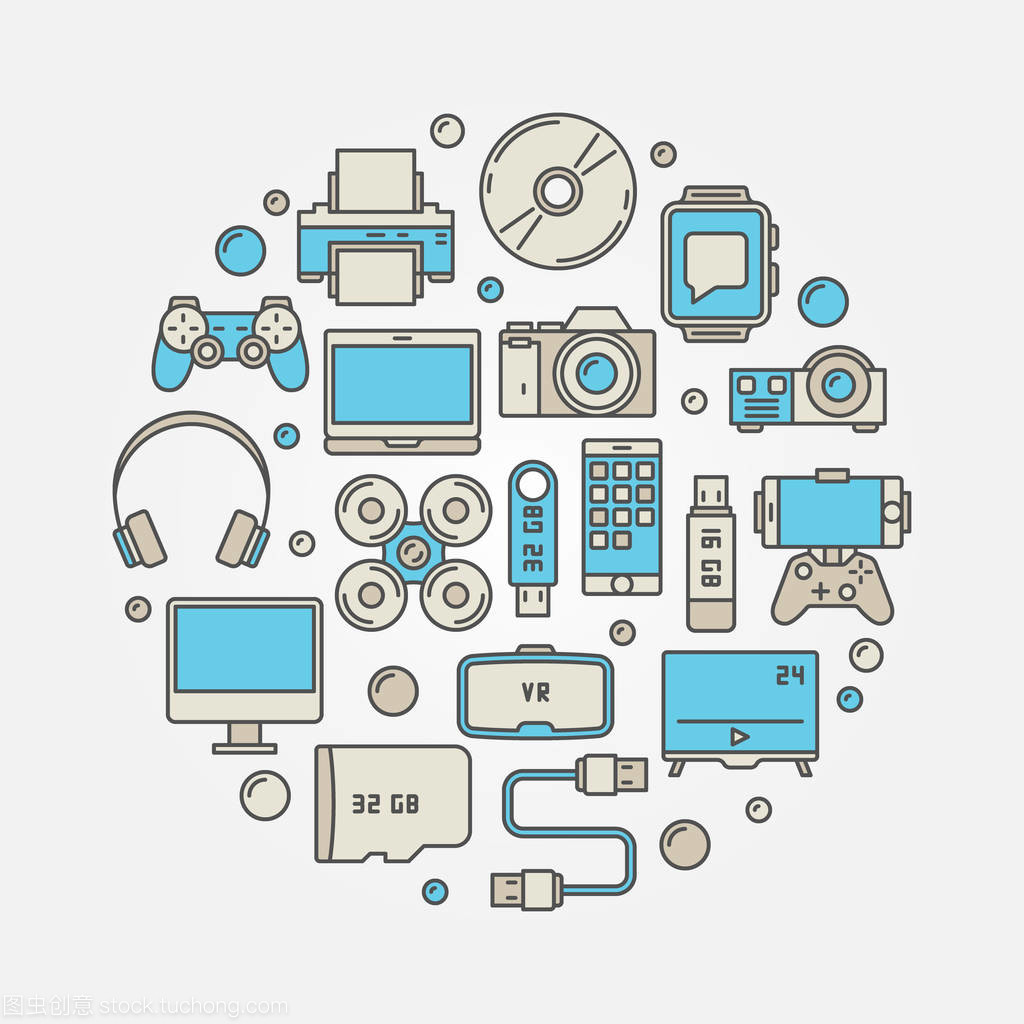 小玩意圓 當(dāng)電子節(jié)能產(chǎn)品遇見色彩豐富的插畫世界